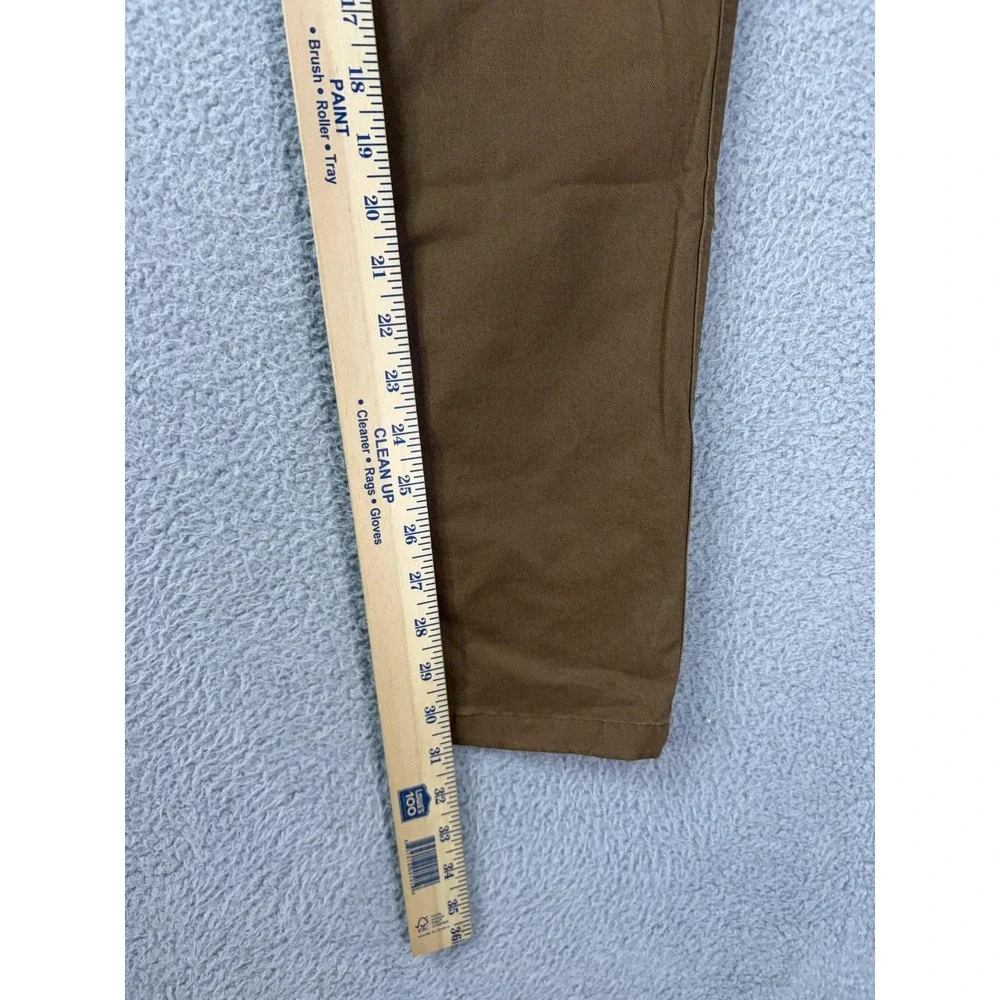 H&M Mens Skinny Fit Stretch Chino Pants Brown 29x29 0710876 3 New